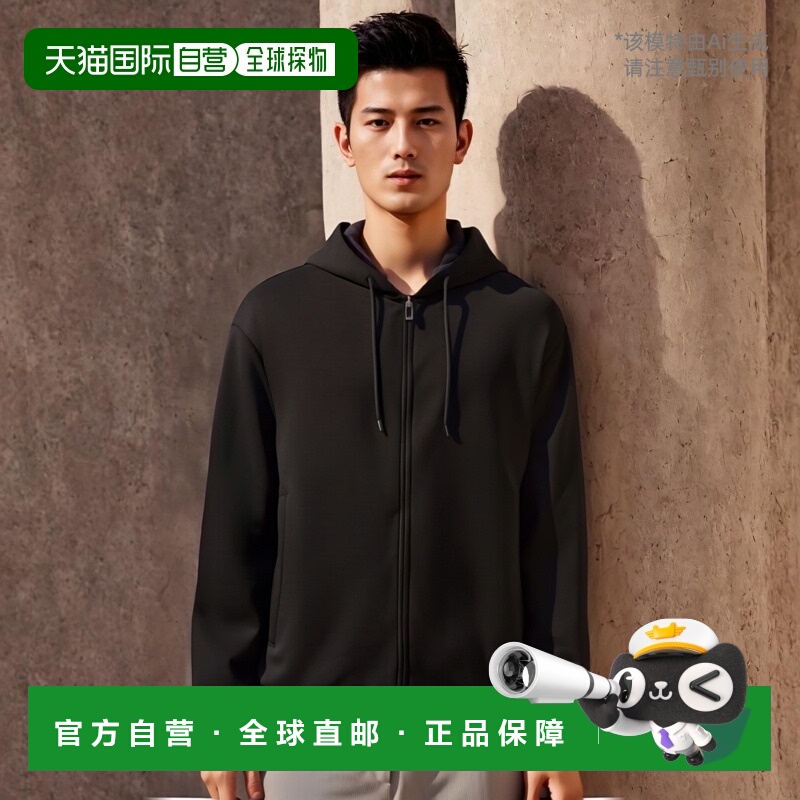 香港直邮Emporio Armani 连帽拉链运动衫 6D1MD31JHSZ阿玛尼长袖