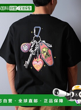 1h可退 日本直邮GRIZZLY  男女同款宽松短袖印花T恤 G25SS1404