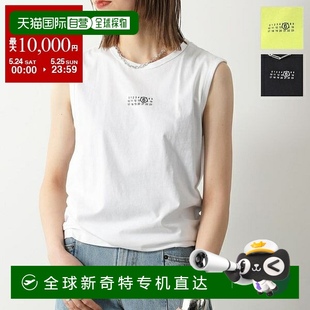 女童圆领背心棉质徽标 日本直邮MM6 Margiela KIDS M60575 Maison