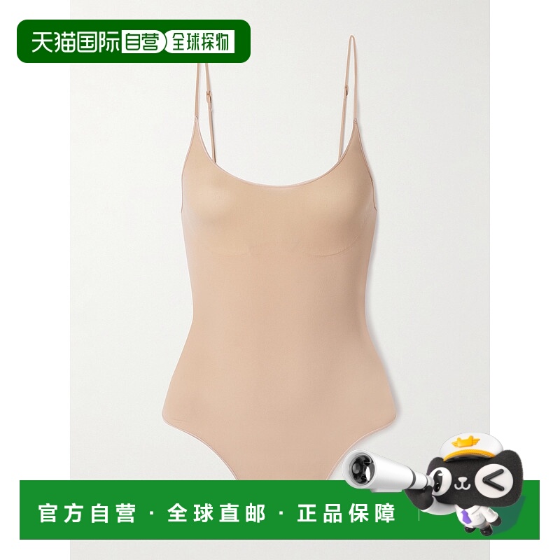 香港直邮SKIMS 女士 Thong 透视无缝土褐色连体衣 BDTHG8200WCLAY