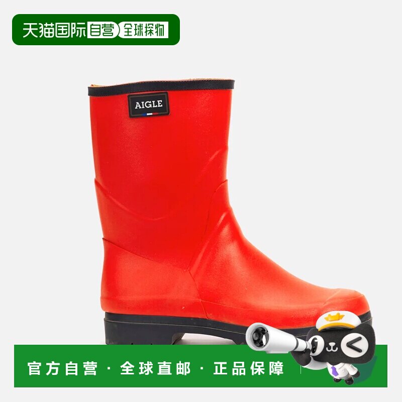 日本直邮AIGLE 比森2 橡胶靴 红色雨靴