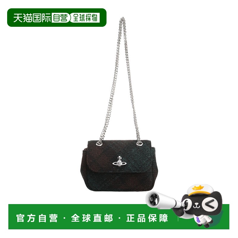 香港直邮Vivienne Westwood 翻盖单肩包 5C01000WWW018E