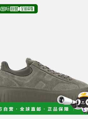 自营欧洲直邮Hogan H-Stripes深灰色运动鞋