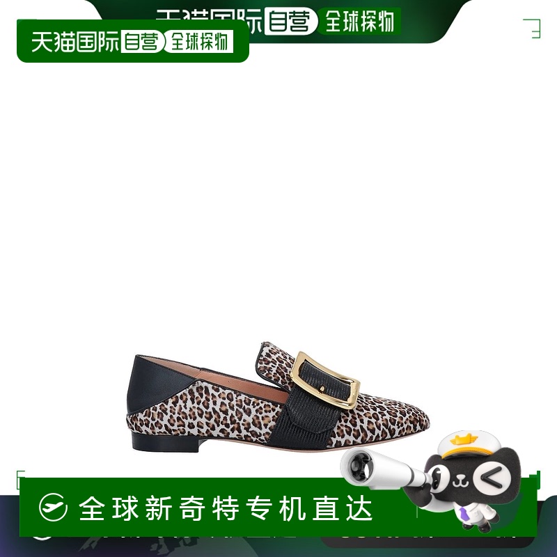 香港直邮潮奢 Bally 巴利 女士 乐福鞋 grey灰色 舒适时尚