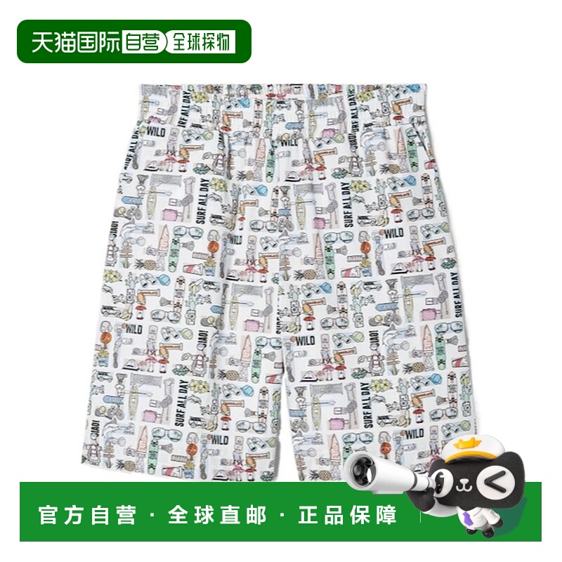 1h可退 香港直邮fendi 儿童 运动裤短裤休闲裤