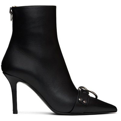 美国直邮R13 黑色 Sid 高跟靴 时尚优雅女靴 242021F113000