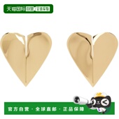 香港直邮alaia 耳钉 女士 1h可退 Torn 金色 Cœur AA2B067LA00