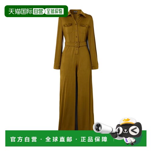 香港直邮TOM FORD 女士连体裤 TUJ111JEX106FG521 SS2024 棕色