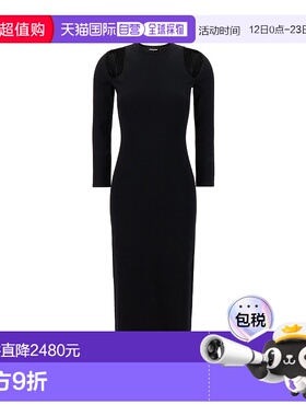 香港直邮Dsquared2 二次方 女士 露肩针织中长裙 S75CV0727S18168