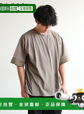 日本直邮221-14042 CURLY&Co. GENTLY POCKET H S TEE 绅士口袋半