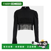 女士 black黑色 精饰短款 香港直邮Rabanne 上衣 000984 舒适时尚