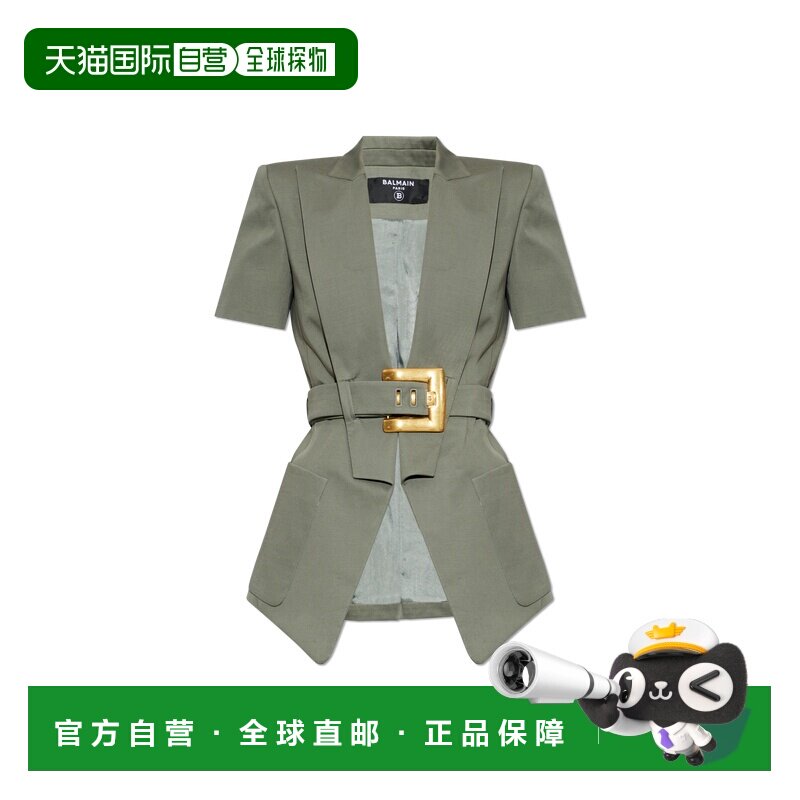 香港直邮BALMAIN 女士西服 GF0SB225CG657GE SS2026支付后1h可退图片