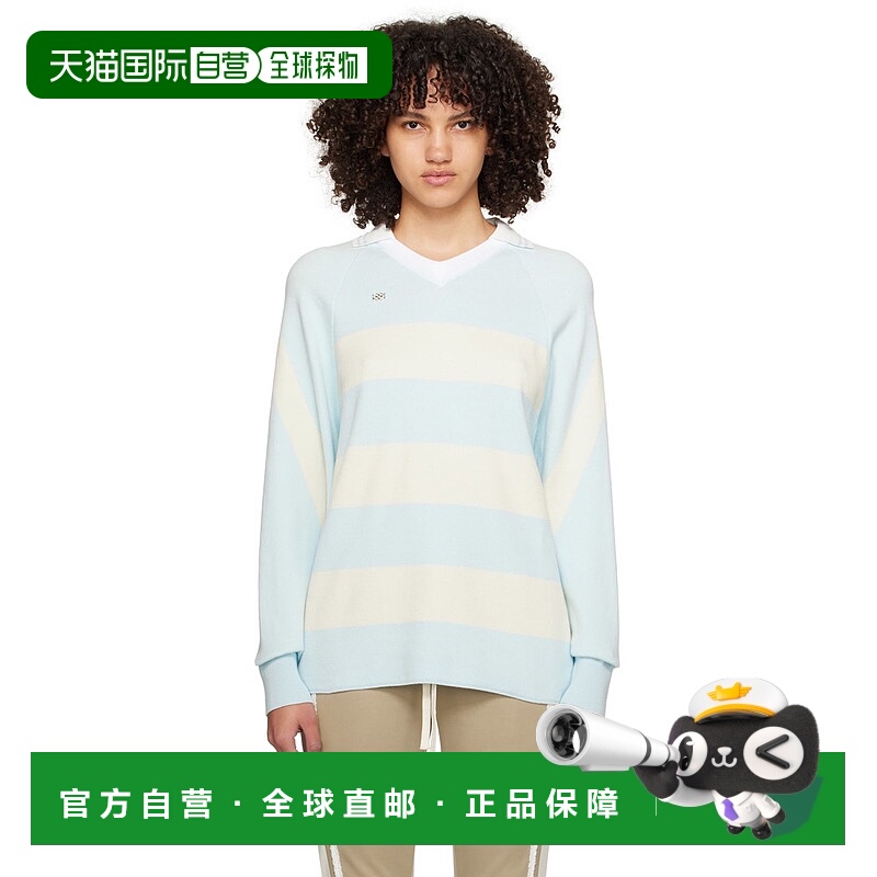 1h可退 香港直邮潮奢 Kijun 女士 蓝色 Rugby Polo 衫 24PSU201A