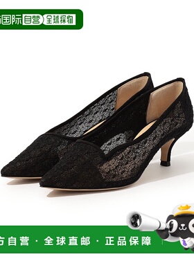 1h可退 日本直邮NEBULONI E 女士 细致蕾丝方头优雅尖头鞋 330155