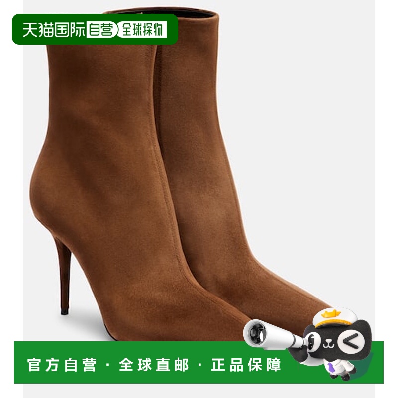 1h可退 香港直邮Saint Laurent 圣罗兰 女士 Ashley 90 绒面革短