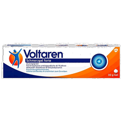 欧洲直邮德国Voltaren扶他林加强版止痛凝胶30g缓肌肉软组织关节