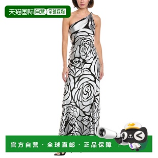 自营Milly Isley Chiffon Maxi Dress - metallic 美国奥莱直发
