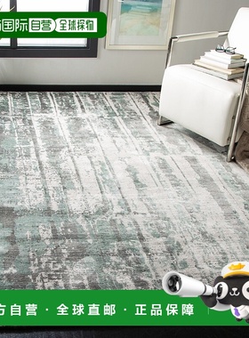 自营safaviehMirage Hand Made Area rug, Silver / Grey Contemp