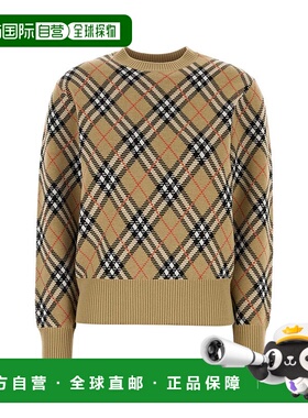 香港直邮BURBERRY 女士针织毛衣 8110514C1309 AW2025 花色 Embro