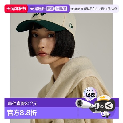 1h可退 日本直邮NEW ERA 女装 BASICKS联名 Athletics棒球帽 半透