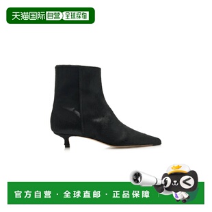 1h可退 香港直邮aeyde 女士 Sofie 小马毛靴子 black黑色 舒适时
