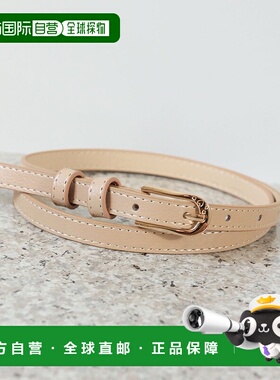 日本直邮florge 可爱爱心细款牛皮革腰带 FL8218EW07509