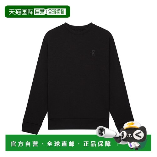 日潮跑腿ON昂跑 Focus Tech Crew 男士舒适卫衣 Black L 1mf3031