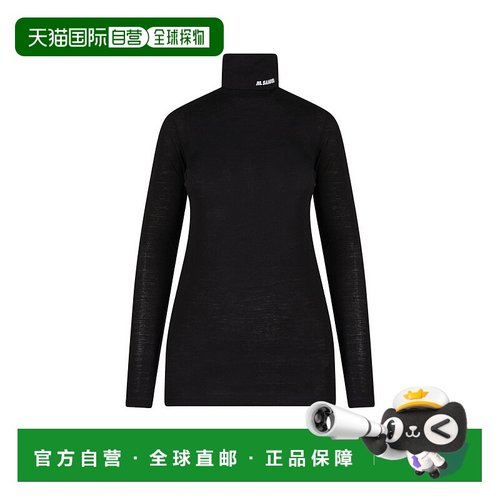 1h可退 香港直邮Jil Sander 吉尔 桑达 女士 高领长袖针织套衫 J4