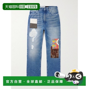 单宁布直筒牛仔裤 1h可退 男士 罗意威 H616Y11X43 香港直邮LOEWE