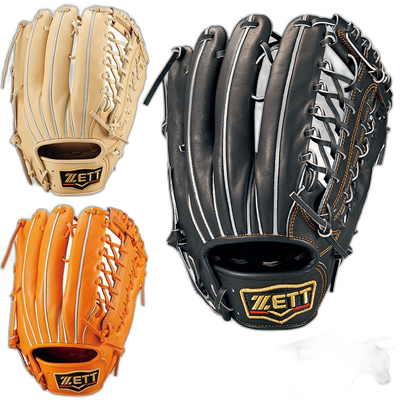 日本直邮ZETT PROSTATUS 外野手硬球手套 尺寸 9 通用设计带 2 个