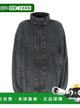 香港直邮Y PROJECT 女士 黑色牛仔布夹克 207JA002D51AEVERGREENV