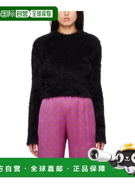 1h可退 香港直邮MARINE SERRE 女士针织毛衣 WTK037ABK99BLACK AW