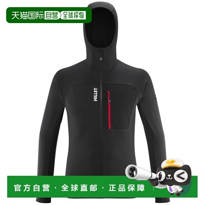 自营欧洲直邮Millet觅乐 TRILOGY LIGHTGRID 男士抓绒衣 黑色夹克