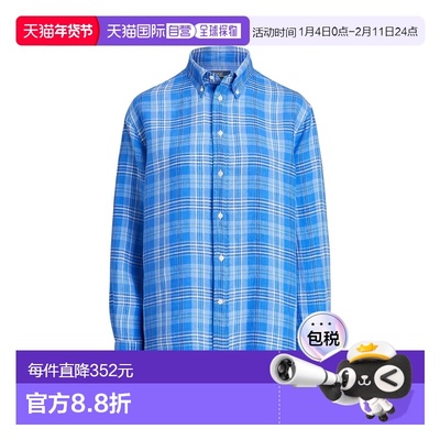 1h可退 香港直邮潮奢 Polo Ralph Lauren Polo 拉夫 劳伦 女士 格