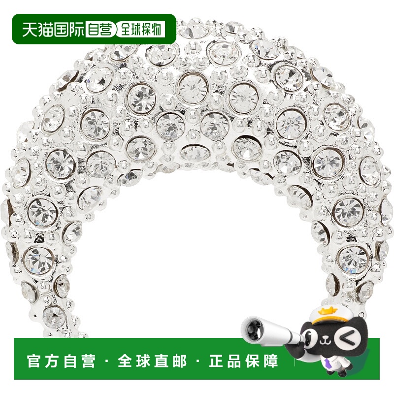 香港直邮潮奢 Marine Serre 女士 单只 Crystal Moon 耳饰 UJW072