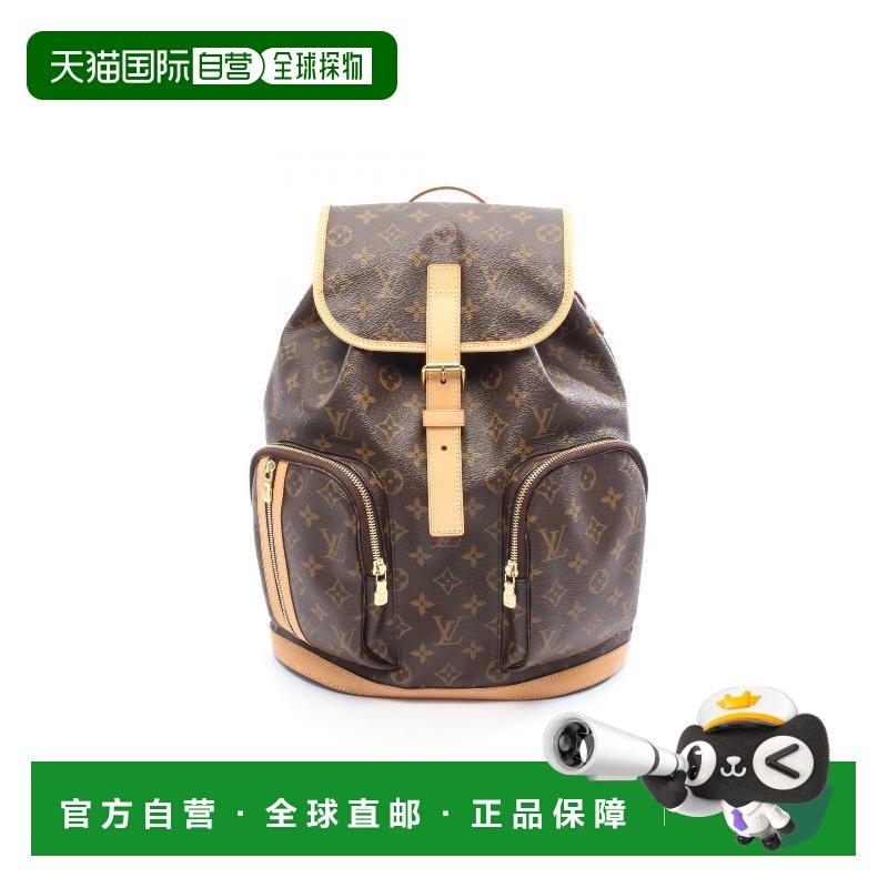 日本直邮中古LV路易威登女包A级95新Backpack背包涂层/防水帆布斜
