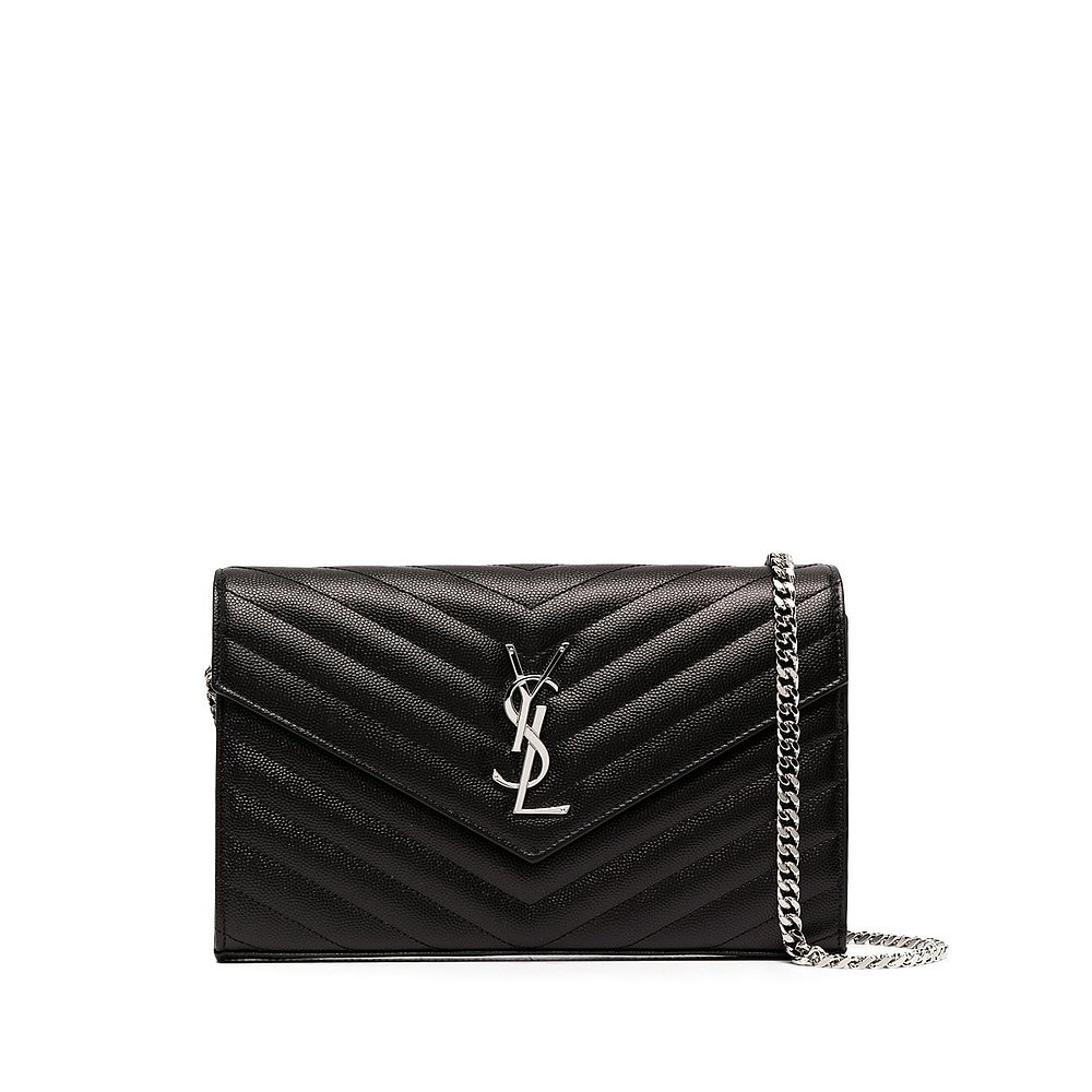 潮奢 Saint Laurent 圣罗兰 女士 YSL 花押钱包 377828BOW02