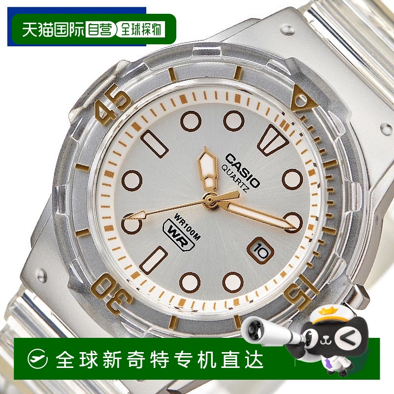 日本直邮卡西欧手表CASIO手表卡西欧CASIO标准STANDARD银色女士CA