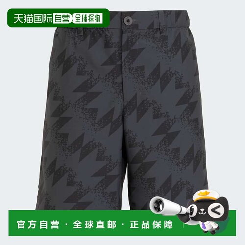 日本直邮Adidas/阿迪达斯满版印花运动短裤男款 KM3450