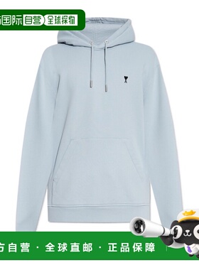 香港直邮Ami Paris 长袖卫衣刺绣连帽衫帽衫 HSW764730.