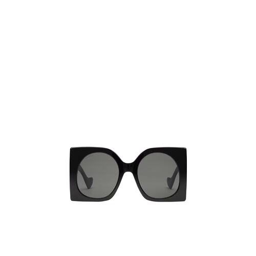 Gucci 方框太阳镜 733325J07401012