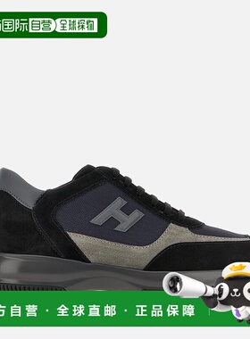 自营欧洲直邮Hogan Interactive灰黑色运动鞋