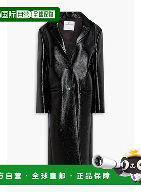 1h可退 香港直邮Courreges 女士 vinyl 棉混纺大衣 323CMA100VY00