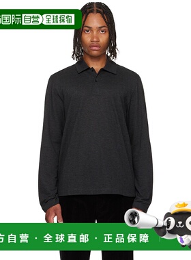 1h可退 香港直邮Salvatore Ferragamo 菲拉格慕 男士 灰色长袖 Po