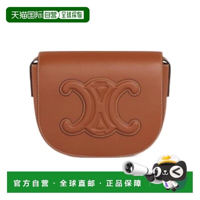 香港直邮Celine FOLCO CUIR TRIOMPHE光滑牛皮革手袋 198263DU3.