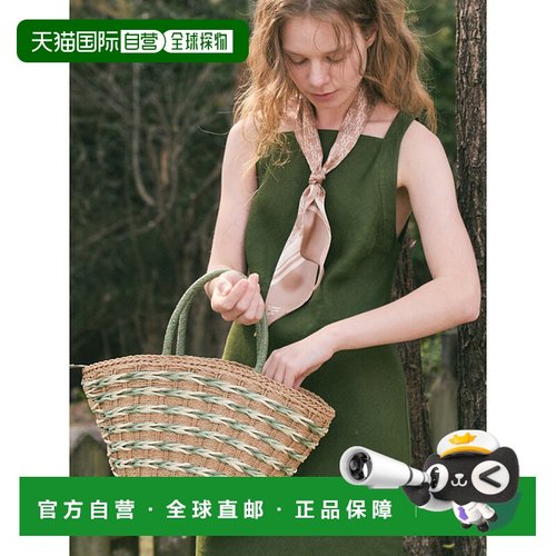 韩国直邮RaJu 女士通用款女包305848230 Nett Bag_Green手提包