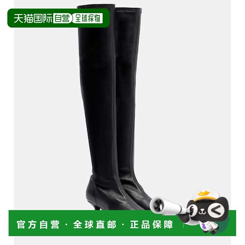 1h可退 香港直邮toteme 女士 Day 皮质过膝靴子 black黑色 舒适时