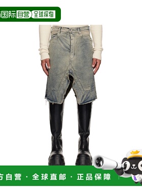 香港直邮RICK OWENS 男士短裤  AW2025 RU02E1345DWG76灰色休闲裤