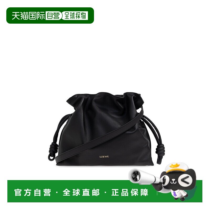 香港直邮LOEWE 女士手拿包 A411FC1XD40BLACK CO 黑色 Flamenco M