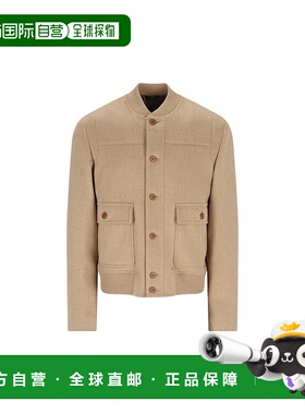 香港直邮FENDI 男士夹克 FW1400ASC6F1KXQAI25 AW2025 浅黄色